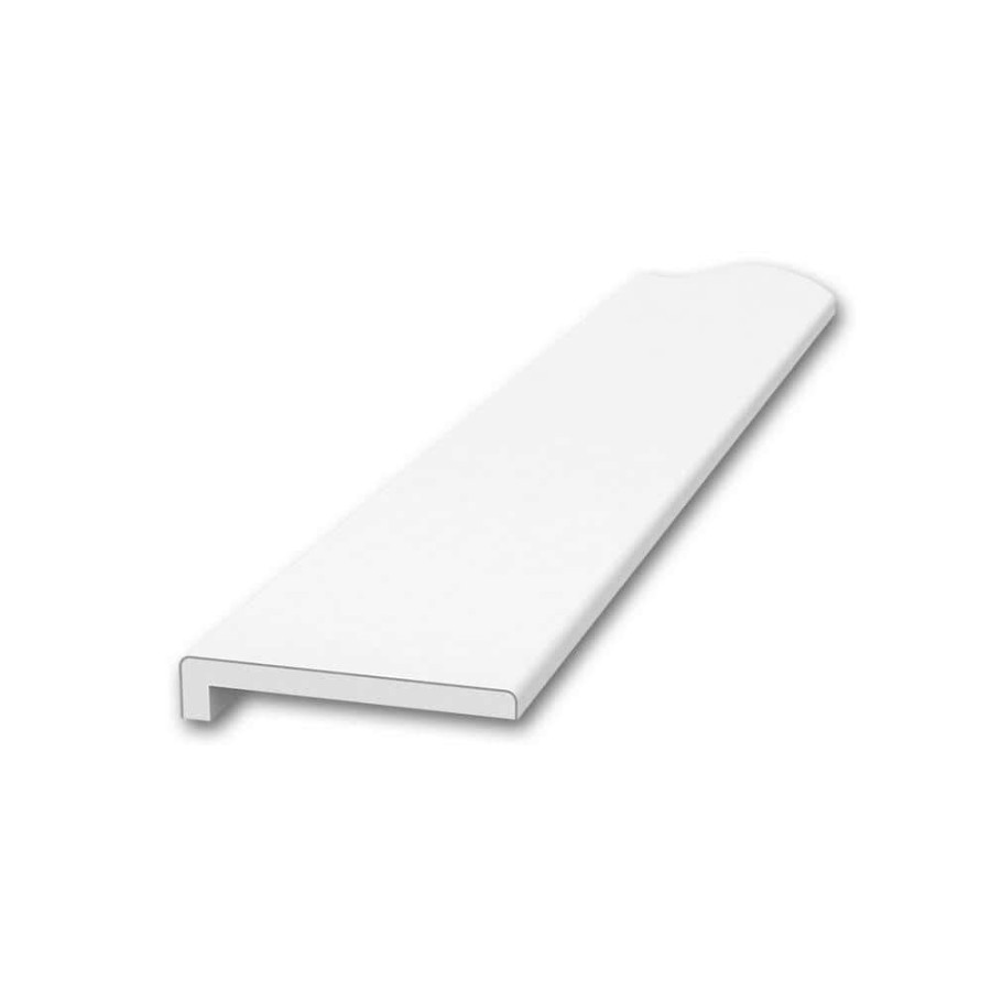 Bathtub Accessories * | Flexstone 3 In. X 95 In. Standard Trim With 3/8 In. Lip In White