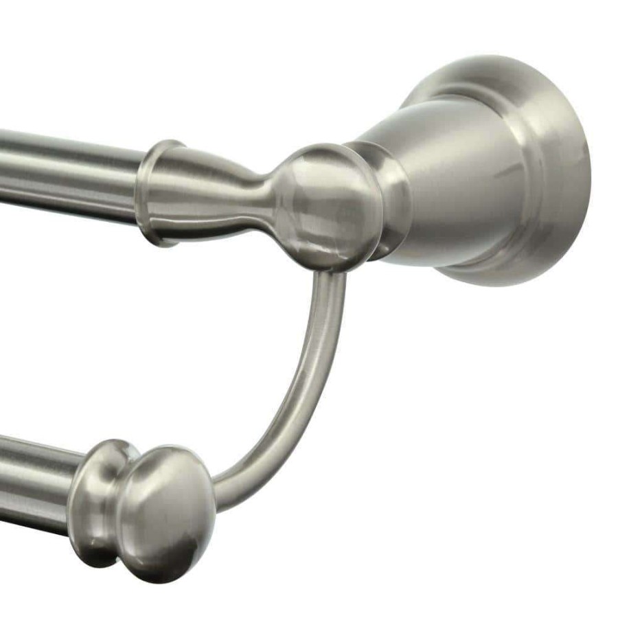 Bathroom Hardware * | Moen Banbury 24 In. Double Towel Bar In Spot Resist Brushed Nickel