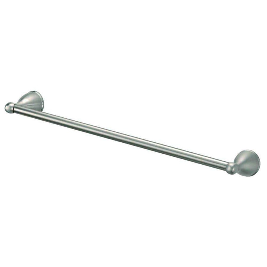 Bathroom Hardware * | Glacier Bay Builders 18 In. Spot Free Towel Bar In Brushed Nickel