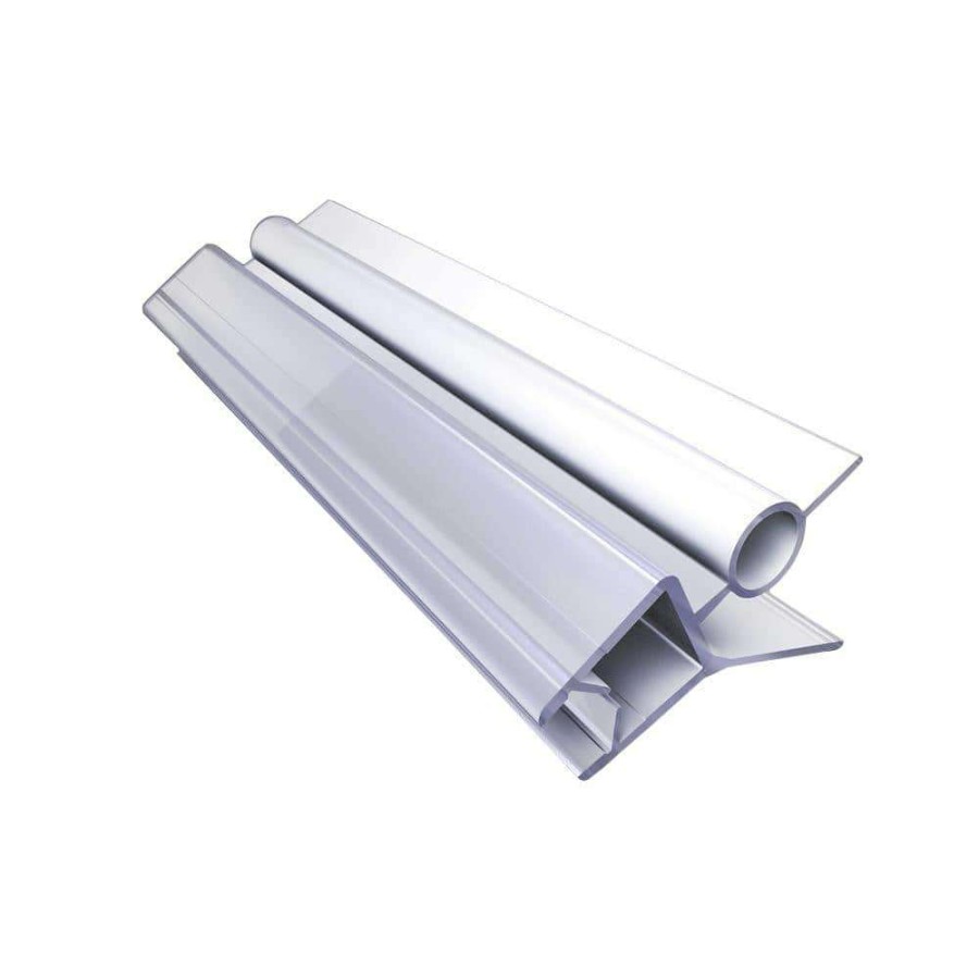 Bathtub Accessories * | Dreamline 42 In. L Clear Bottom Vinyl Sweep With A Deflector For 5/16 In. (8 Mm) Glass Shower Door