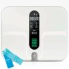 Bathroom Scales * | Etekcity Ultrawide Smart Fitness Scale In White With Resistance Bands