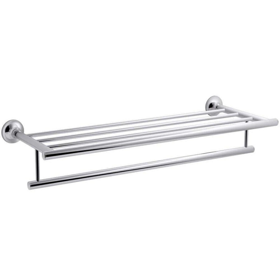 Bathroom Hardware * | Kohler Coralais 24 In. Hotelier Towel Rack In Polished Chrome