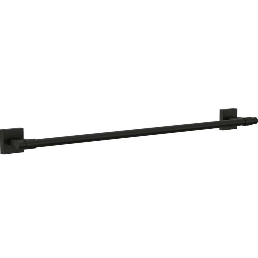 Bathroom Hardware * | Franklin Brass Maxted 24 In. Towel Bar In Matte Black