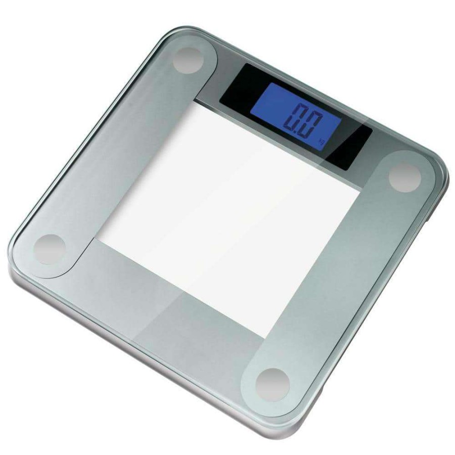 Bathroom Scales * | Ozeri Precision Ii Digital Bathroom Scale With Widescreen Blue Backlit Xbright Lcd And Step On Activation