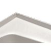 Bathtub Accessories * | Hydro Systems 1-Side Integral Tile Flange In White