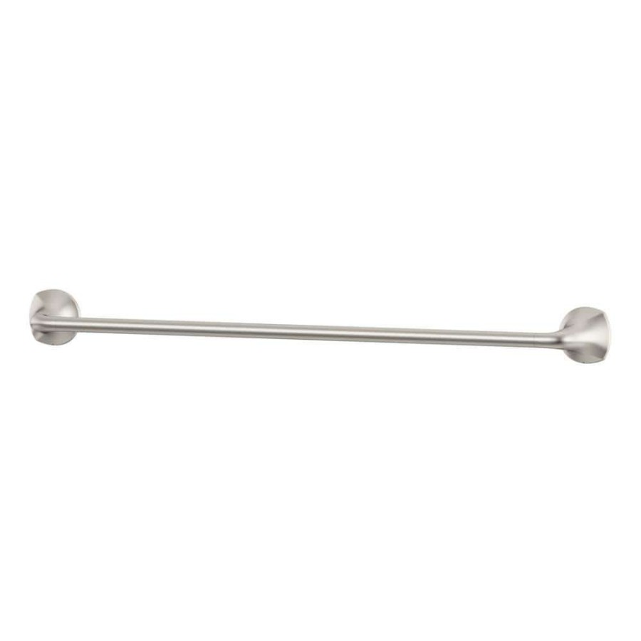 Bathroom Hardware * | Pfister Ladera 24 In. Towel Bar In Spot Defense Brushed Nickel