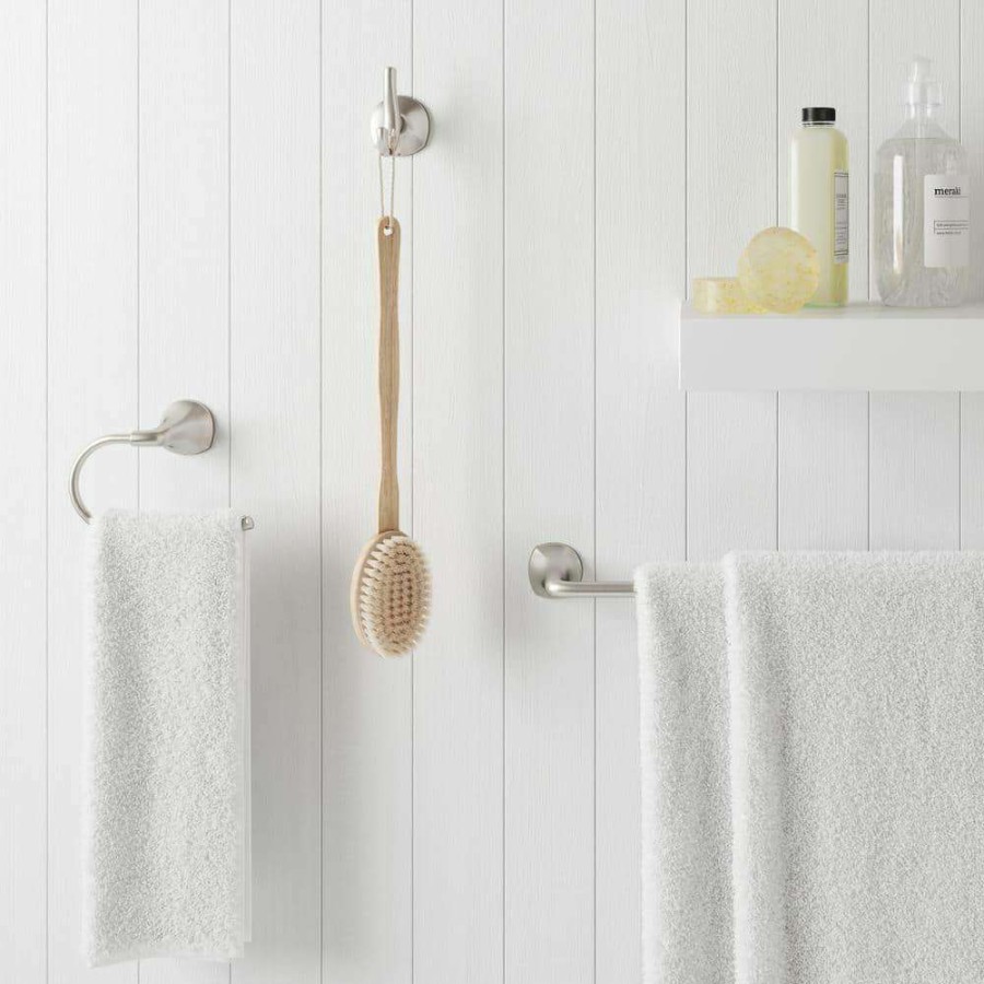 Bathroom Hardware * | Pfister Ladera 24 In. Towel Bar In Spot Defense Brushed Nickel