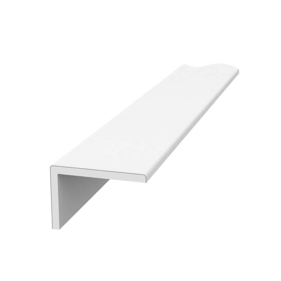 Bathtub Accessories * | Flexstone 3 In. X 96 In. Remodel Trim With 2 In. Lip In White