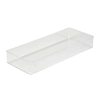 Bathroom Organizers * | Simplify Long Rectangular Drawer Organizer In Clear