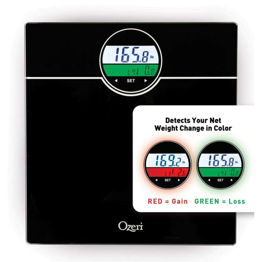 Bathroom Scales * | Ozeri Weightmaster 400 Lbs. Digital Bath Scale With Bmi And Weight Change Detection