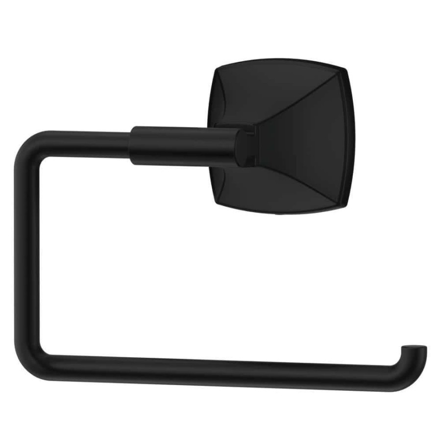 Bathroom Hardware * | Pfister Bellance Wall-Mount Towel Ring In Matte Black