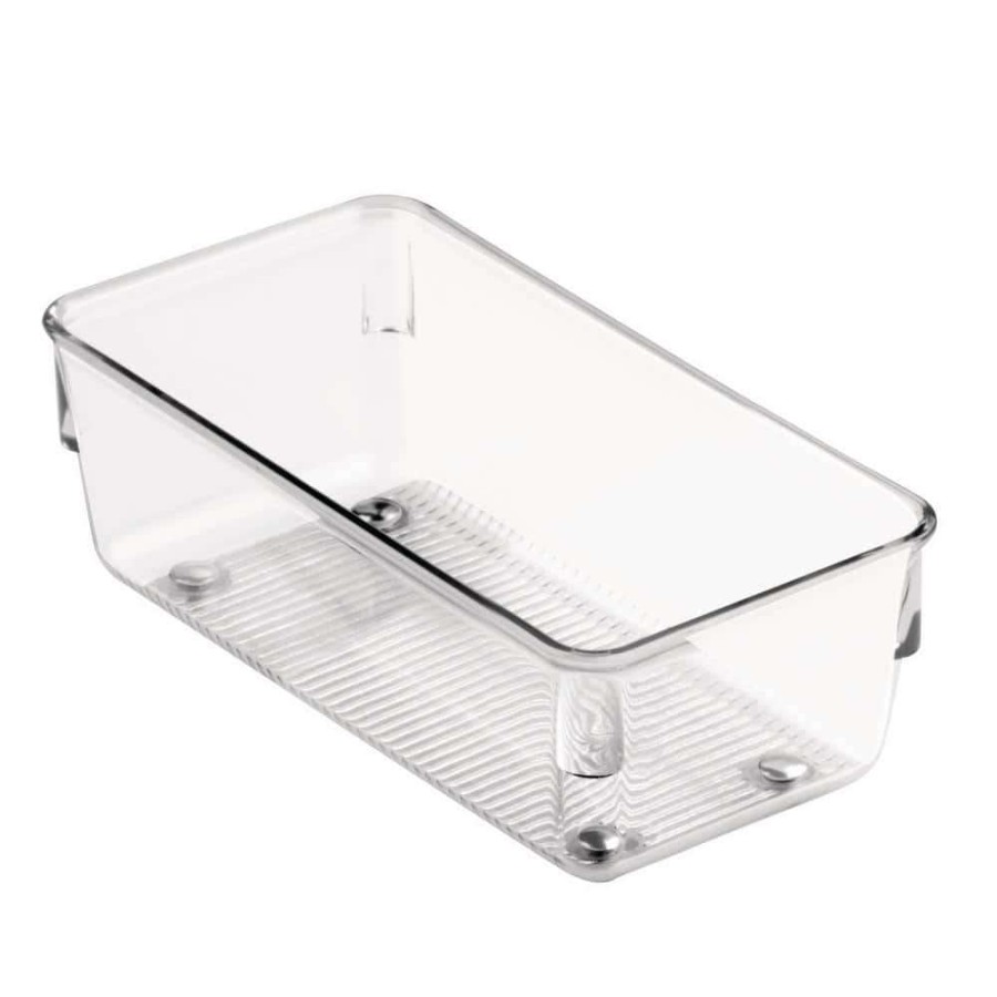 Bathroom Organizers * | Idesign Linus Org 3 In. X 6 In. X 2 In. In Clear