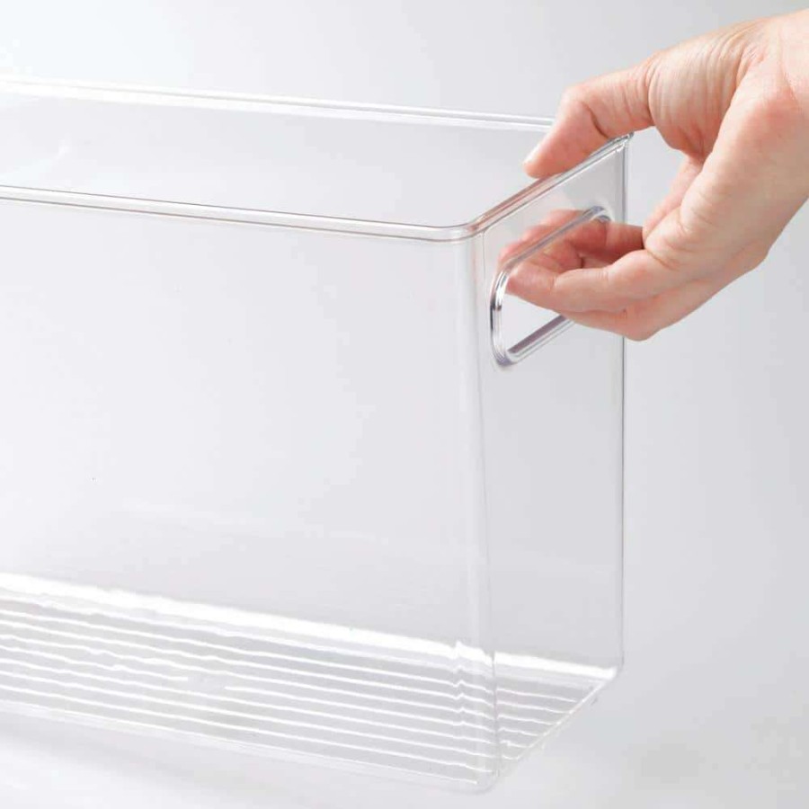 Bathroom Organizers * | Idesign Linus Binz 5 In. X 12 In. X 8 In. In Clear