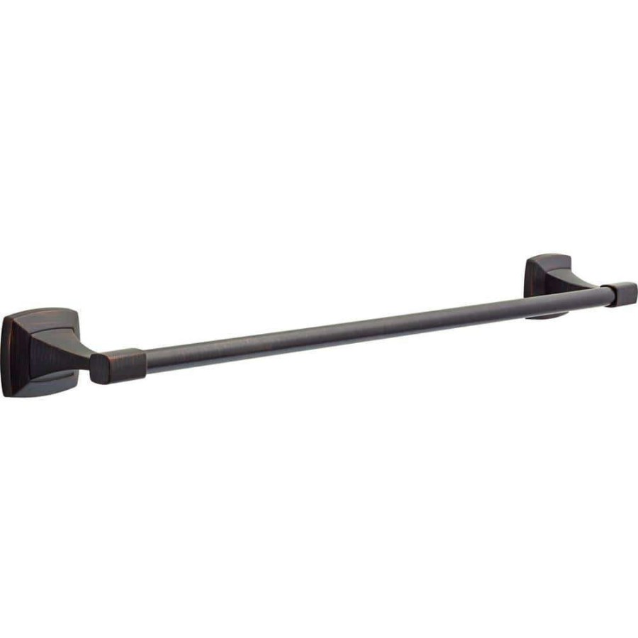 Bathroom Hardware * | Delta Portwood 24 In. Towel Bar In Venetian Bronze