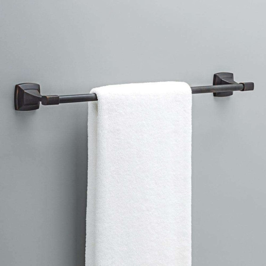 Bathroom Hardware * | Delta Portwood 24 In. Towel Bar In Venetian Bronze