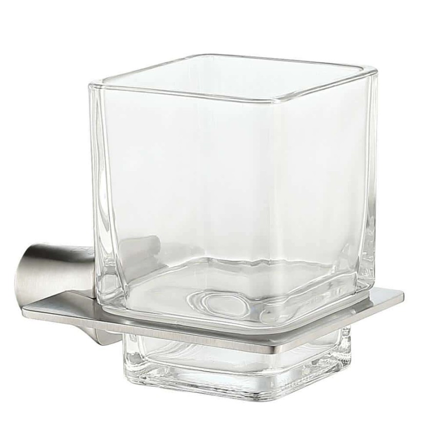 Bathroom Decor * | Anzzi Essence Series Toothbrush Holder In Brushed Nickel