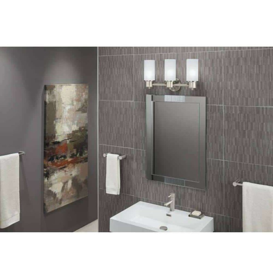 Bathroom Hardware * | Moen Align 24 In. Towel Bar In Brushed Nickel