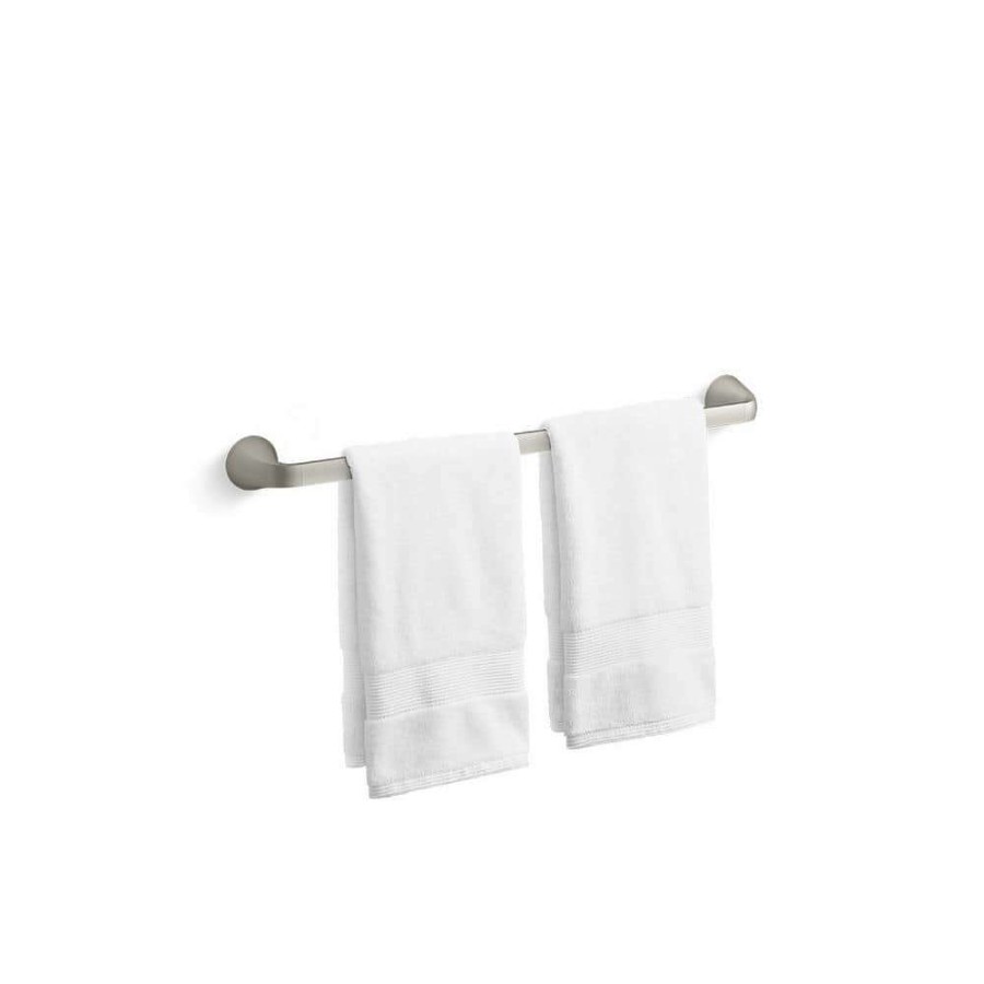 Bathroom Hardware * | Kohler Cursiva 24 In. Towel Bar In Vibrant Brushed Nickel