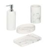 Bathroom Decor * | Honey-Can-Do 4-Piece Bathroom Accessories Set In Faux Marble