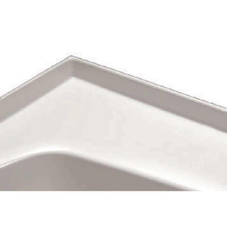 Bathtub Accessories * | Hydro Systems 4-Side Integral Tile Flange In White