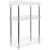 Bathroom Organizers * | Sorbus Bathroom Vanity Counter Organizer With 3 Tier Standing Rack Storage Shelf In Clear Bpa-Free Plastic