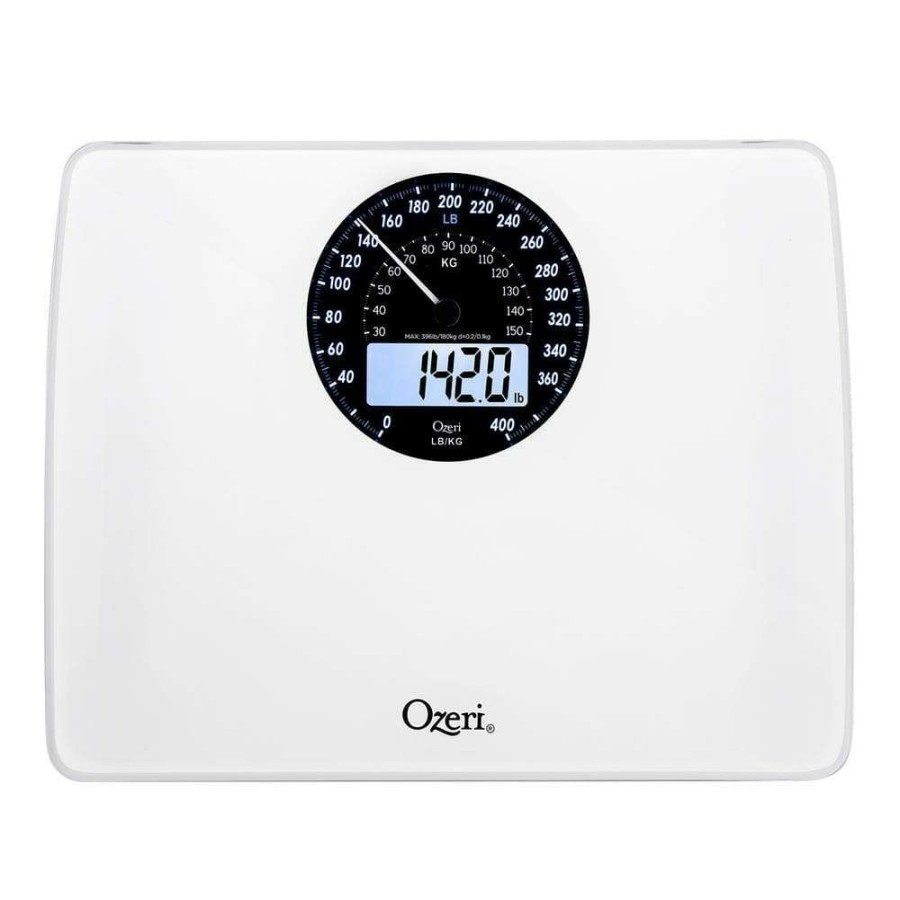 Bathroom Scales * | Ozeri Rev Digital Bathroom Scale With Electro-Mechanical Weight Dial