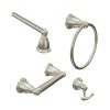 Bathroom Hardware * | Moen Brantford 4-Piece Bath Hardware Set With 24 In. Towel Bar, Paper Holder, Towel Ring, And Robe Hook In Brushed Nickel