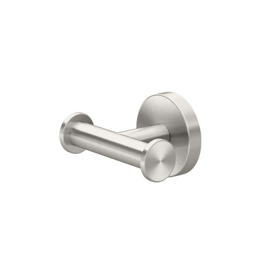 Bathroom Hardware * | Gatco Level Robe Hook In Brushed Nickel