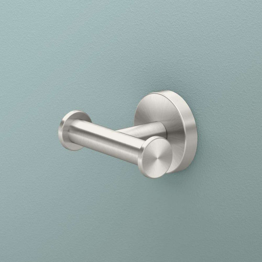 Bathroom Hardware * | Gatco Level Robe Hook In Brushed Nickel