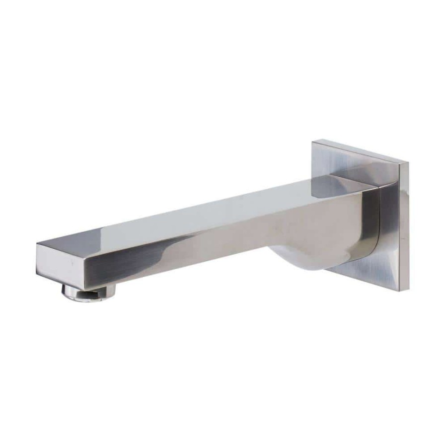 Bathtub Accessories * | Alfi Brand Single-Handle Spout With Sleek Modern Design In Brushed Nickel