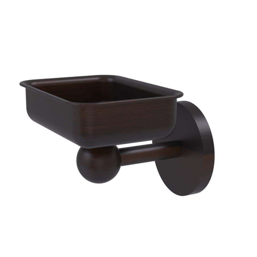 Bathroom Decor * | Allied Brass Skyline Collection Wall Mounted Soap Dish In Venetian Bronze