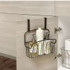 Bathroom Organizers * | Spectrum Twist 10.75 In. W X 6.125 In. D X 14 In. H Over The Cabinet Large Basket In Black