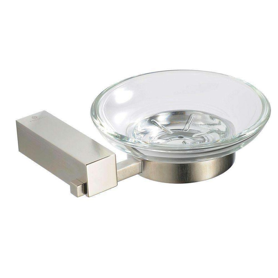 Bathroom Decor * | Fresca Ottimo Wall-Mounted Soap Dish In Brushed Nickel