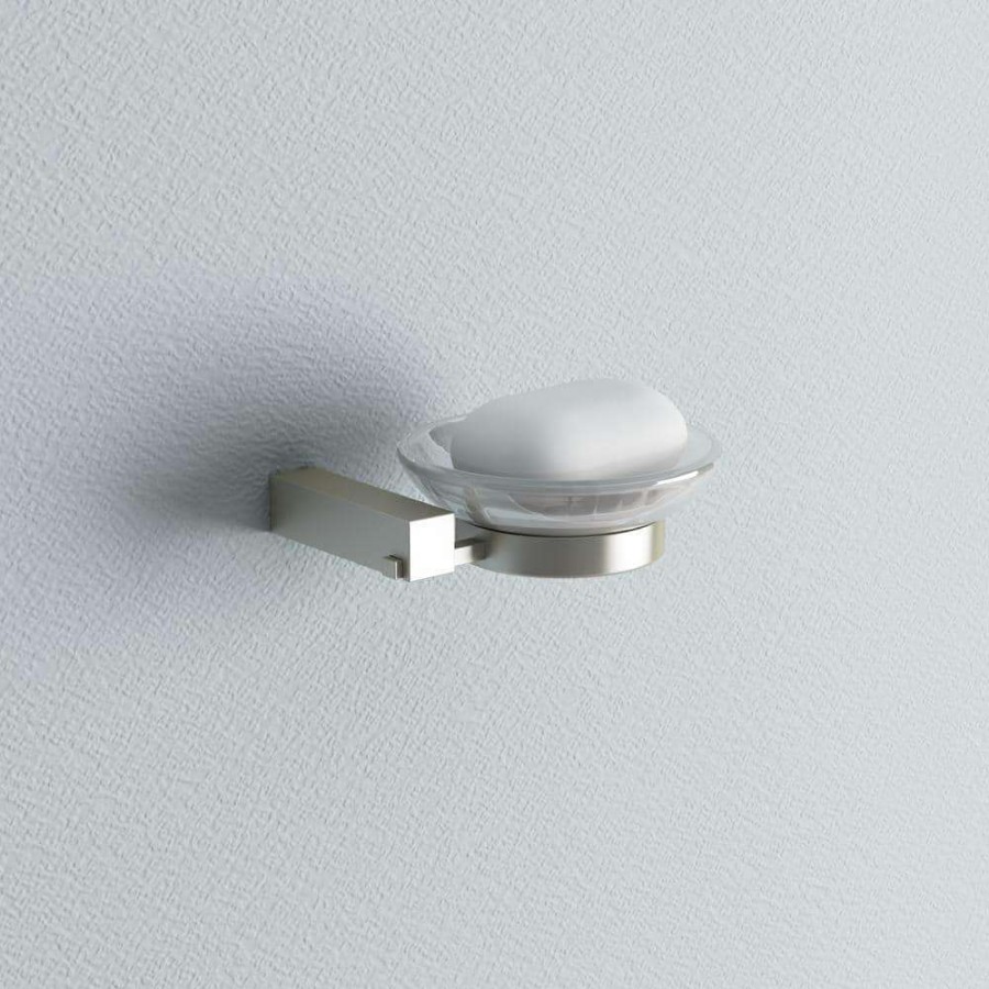 Bathroom Decor * | Fresca Ottimo Wall-Mounted Soap Dish In Brushed Nickel