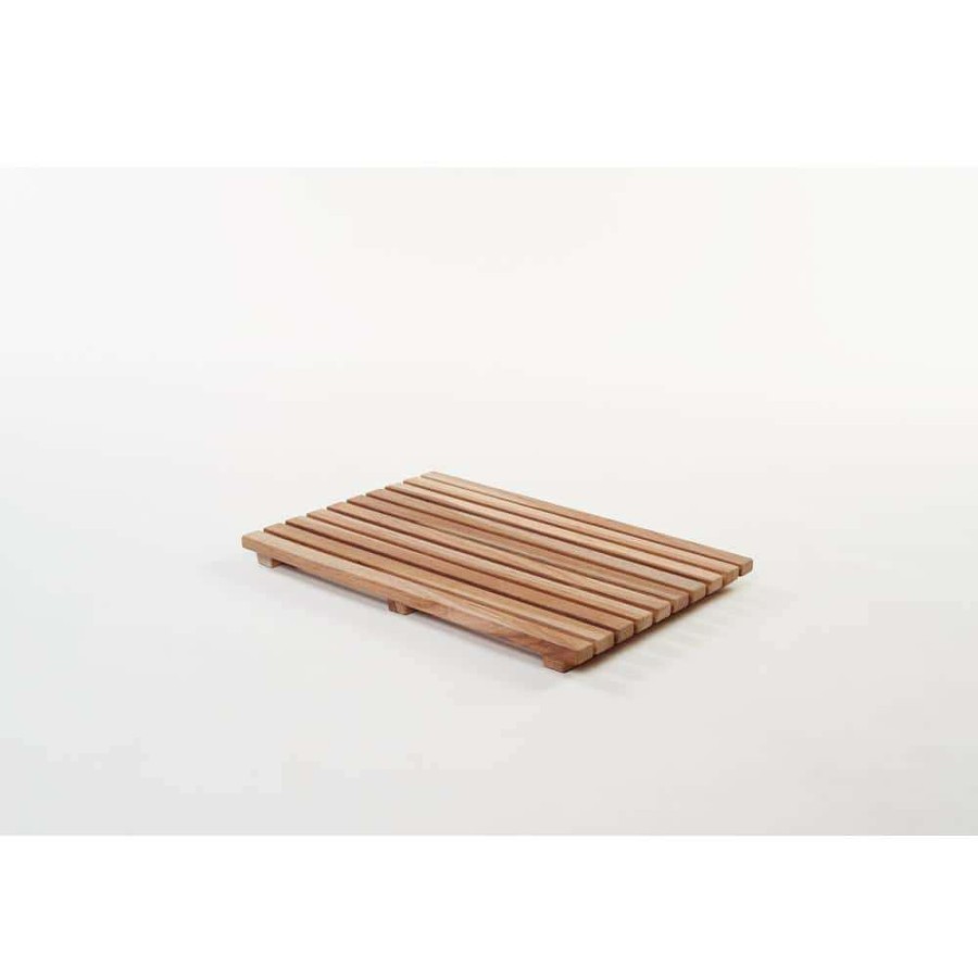 Bathtub Accessories * | Unbranded 20 In. X 14 In. Gala Bathroom Shower Mat In Teak