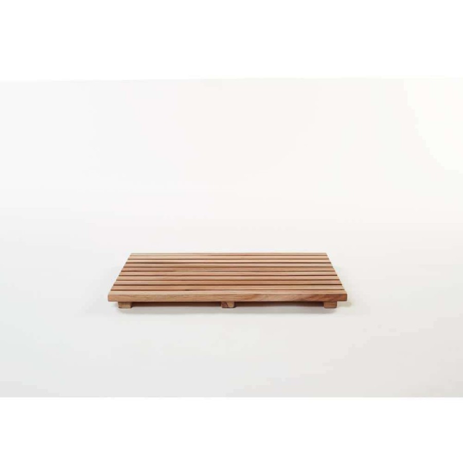 Bathtub Accessories * | Unbranded 20 In. X 14 In. Gala Bathroom Shower Mat In Teak