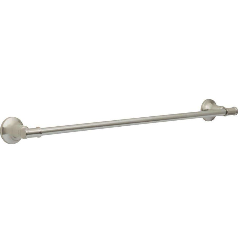 Bathroom Hardware * | Delta Chamberlain 24 In. Towel Bar In Spotshield Brushed Nickel