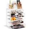 Bathroom Organizers * | Unbranded Sorbus 6.25 In. X 14.25 In. 1-Cube Cosmetic Organizer In Acrylic