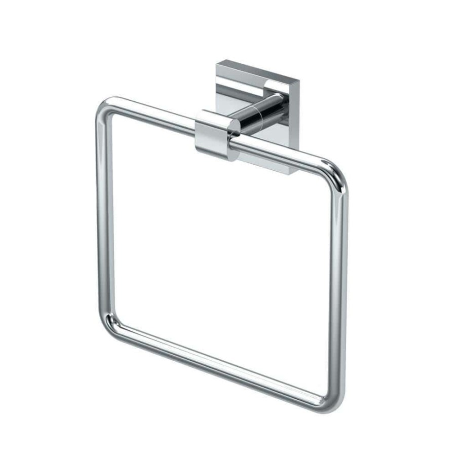 Bathroom Hardware * | Gatco Form Towel Ring In Chrome