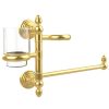 Bathroom Organizers * | Allied Brass Waverly Place Collection Hair Dryer Holder And Organizer In Unlacquered Brass