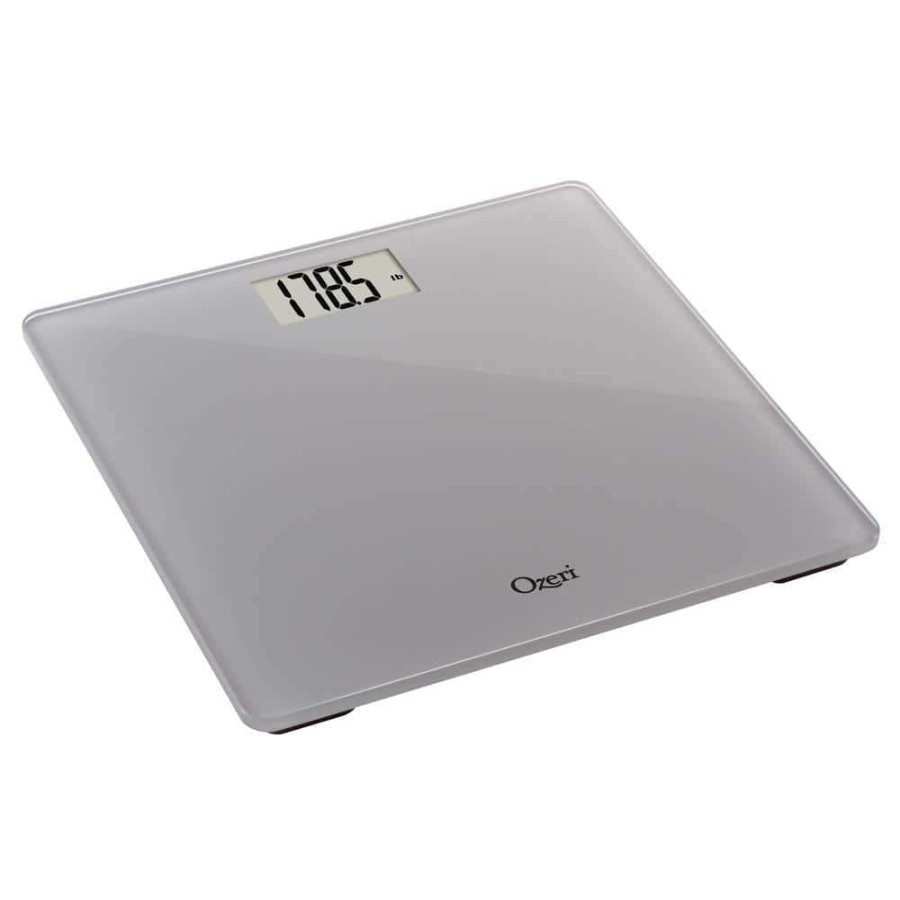 Bathroom Scales * | Ozeri Precision Digital Bath Scale (400 Lbs. Edition), In Tempered Glass With Step-On Activation