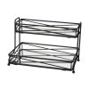 Bathroom Organizers * | Home Details 2 Tier Vanity Tower In Matte Black