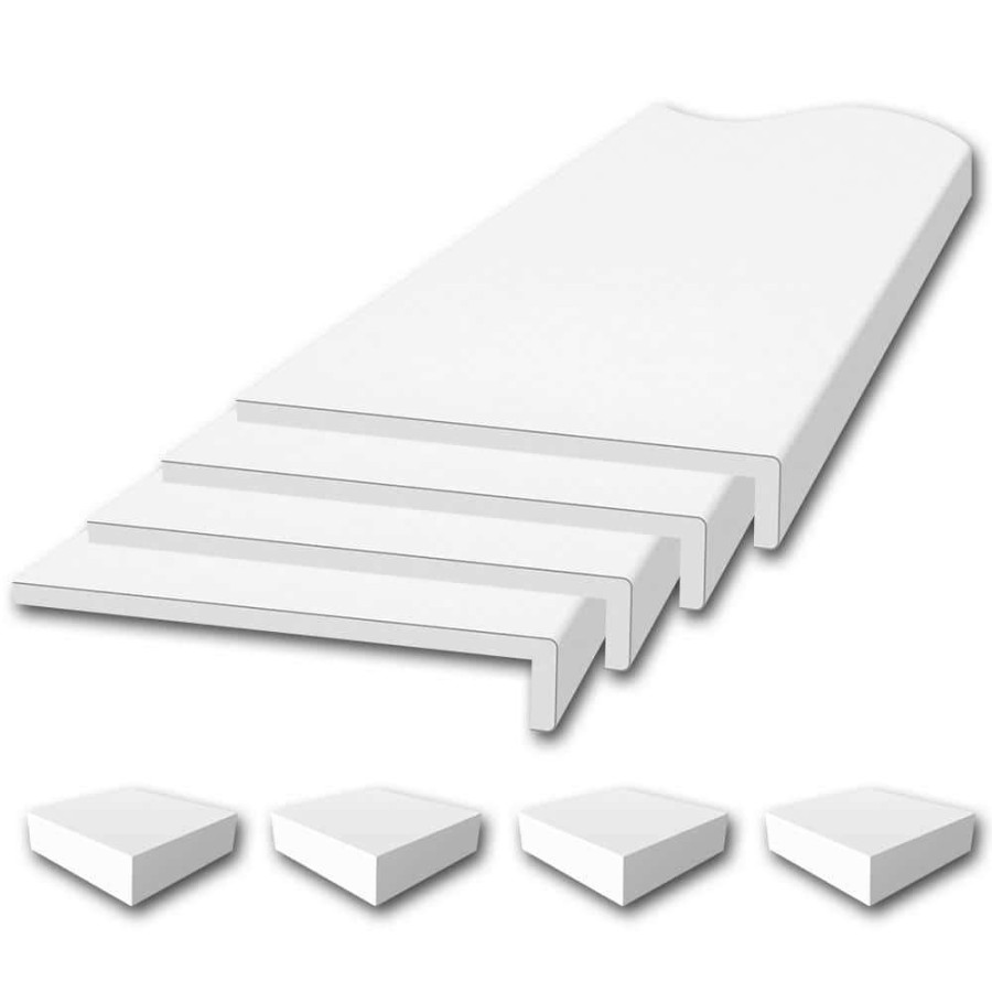 Bathtub Accessories * | Flexstone Window Sill Trim Kit In White