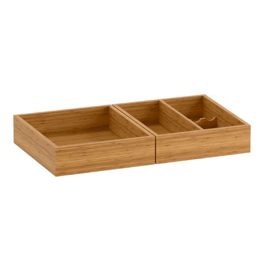 Bathroom Organizers * | Kohler Tailored Vanities General Storage Package In Bamboo Twill