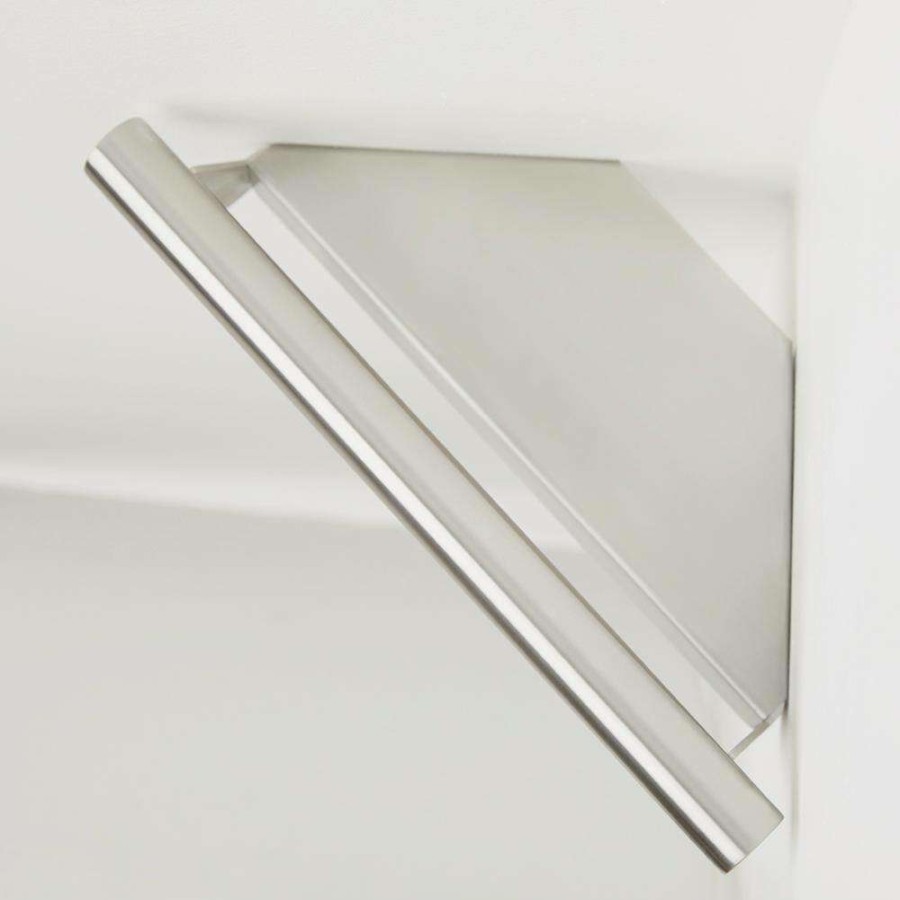 Bathtub Accessories * | Seachrome 14 In. X 8.5 In. Lifestyle & Wellness Corner Shower Shelf With Handle In Polished Finish