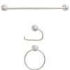 Bathroom Hardware * | Glacier Bay Mandouri 3-Piece Bath Hardware Kit In Brushed Nickel