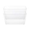 Bathroom Organizers * | Kenney Storage Made Simple Organizer Bin With Handles In Clear (2-Pack)