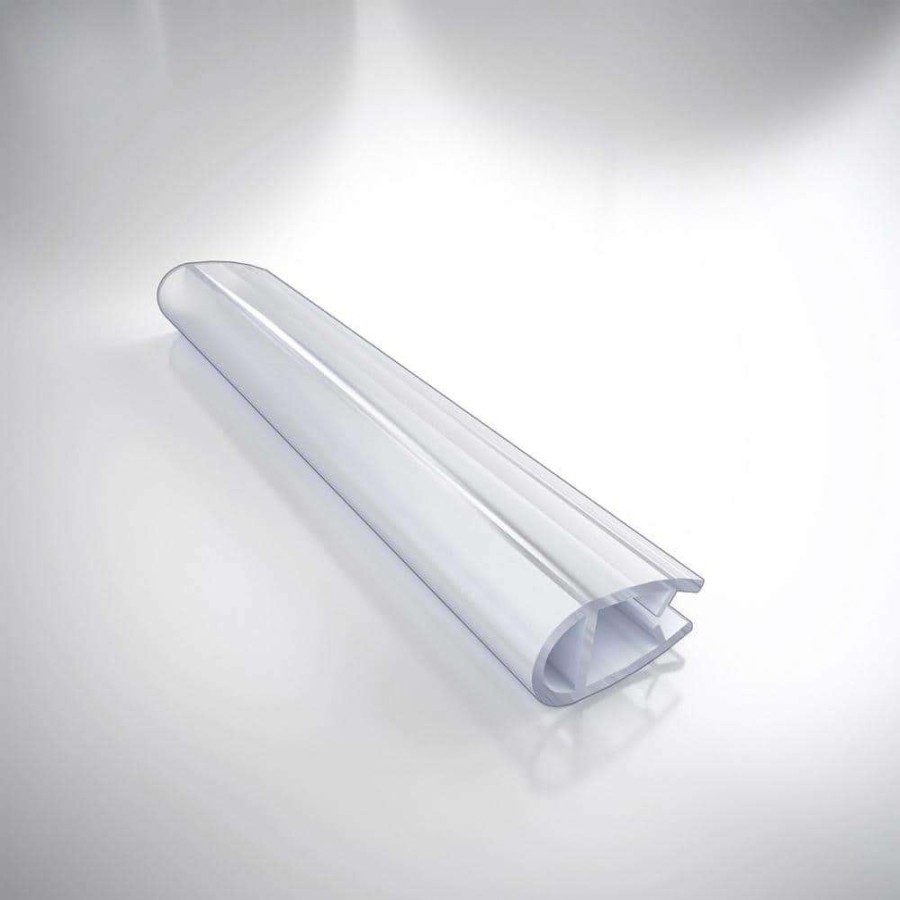 Bathtub Accessories * | Dreamline 96 In. L Clear Bumper Seal For 3/8 In. Glass Shower Door