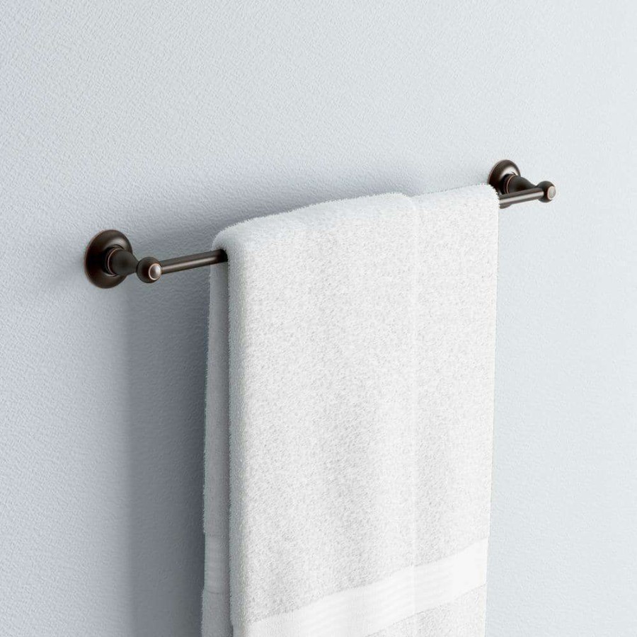 Bathroom Hardware * | Delta Porter 24 In. Towel Bar In Oil Rubbed Bronze