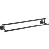 Bathroom Hardware * | Delta Trinsic 24 In. Double Towel Bar In Matte Black